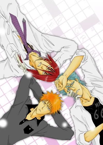 Ichigo, Renji and Grimmjow thumbnail
