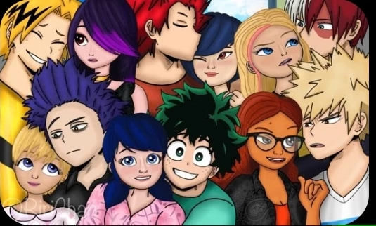 My hero academia y Miraculous: tales of Ladybug & Cat Noir  thumbnail