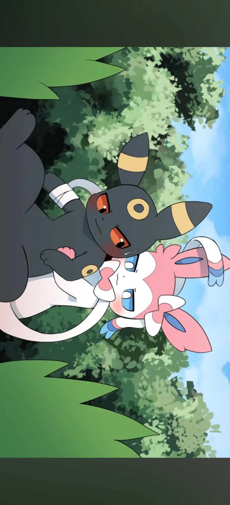 umbreon & sylveon thumbnail