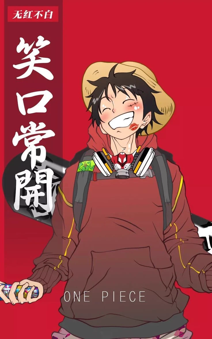 Luffy at school thumbnail