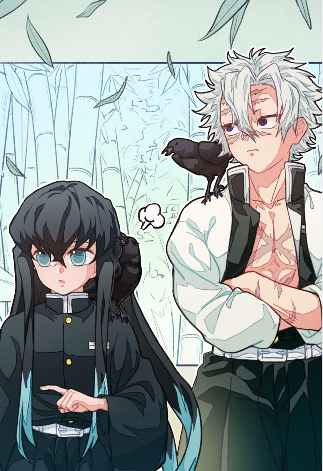 small and sanemi. thumbnail