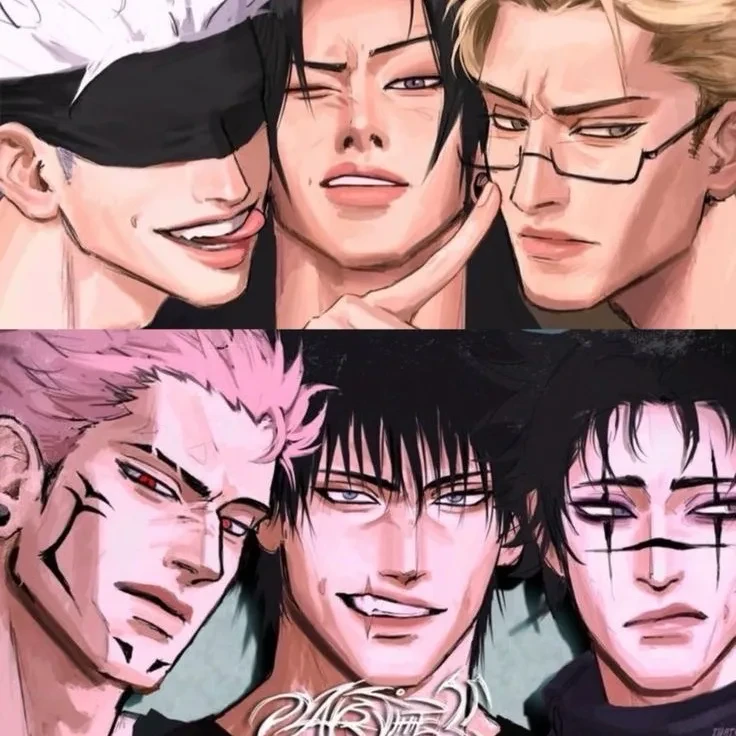 Gojo, Suguro, Nanami, Sukuna, Toji, and Choso🫪 thumbnail