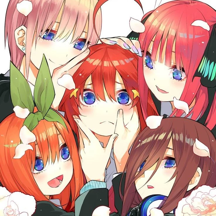 Ace Quintuple Nakano (Miku, Nino, Itsuki, Ichika, Yotsuba) thumbnail