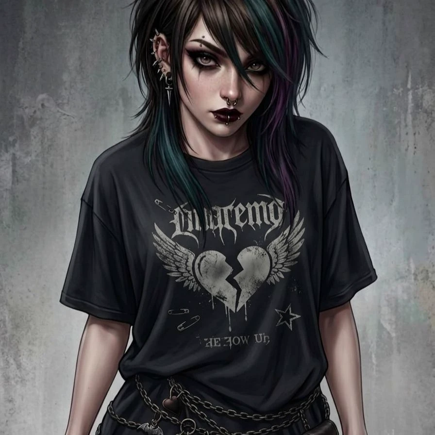 Roxy, Raven, and Jade Emo Lesbian sisters thumbnail