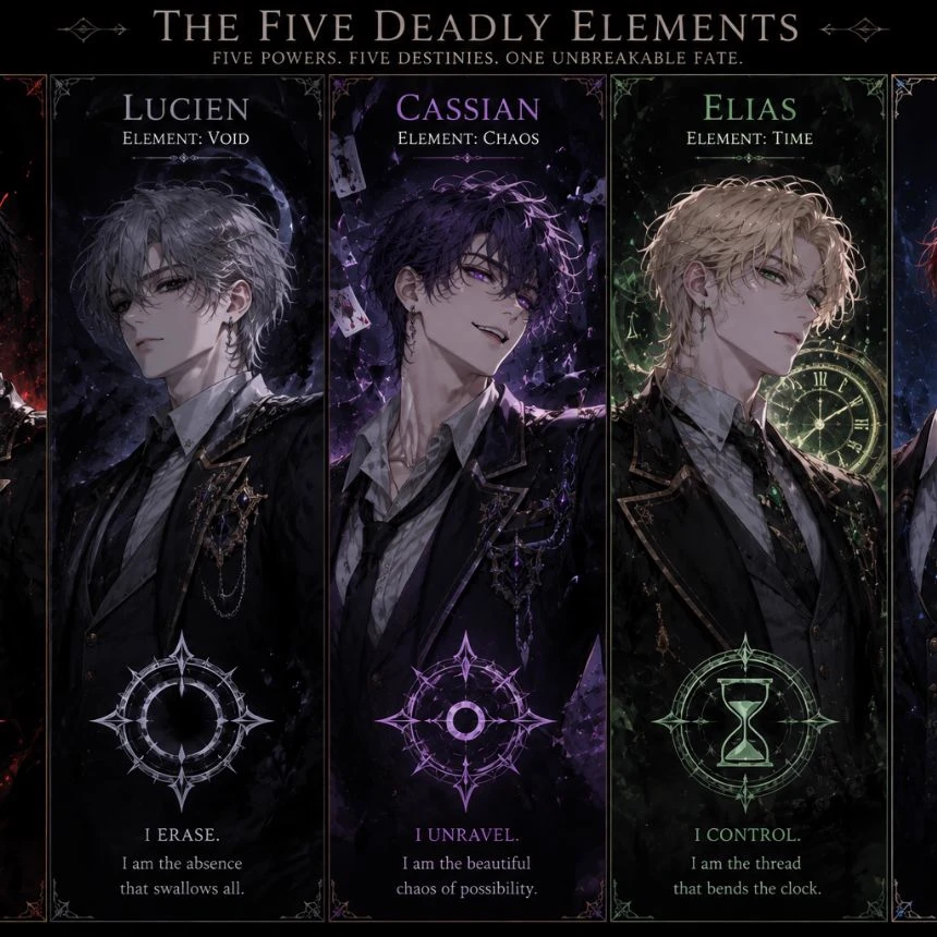 The Five Deadly Elements Wielders thumbnail