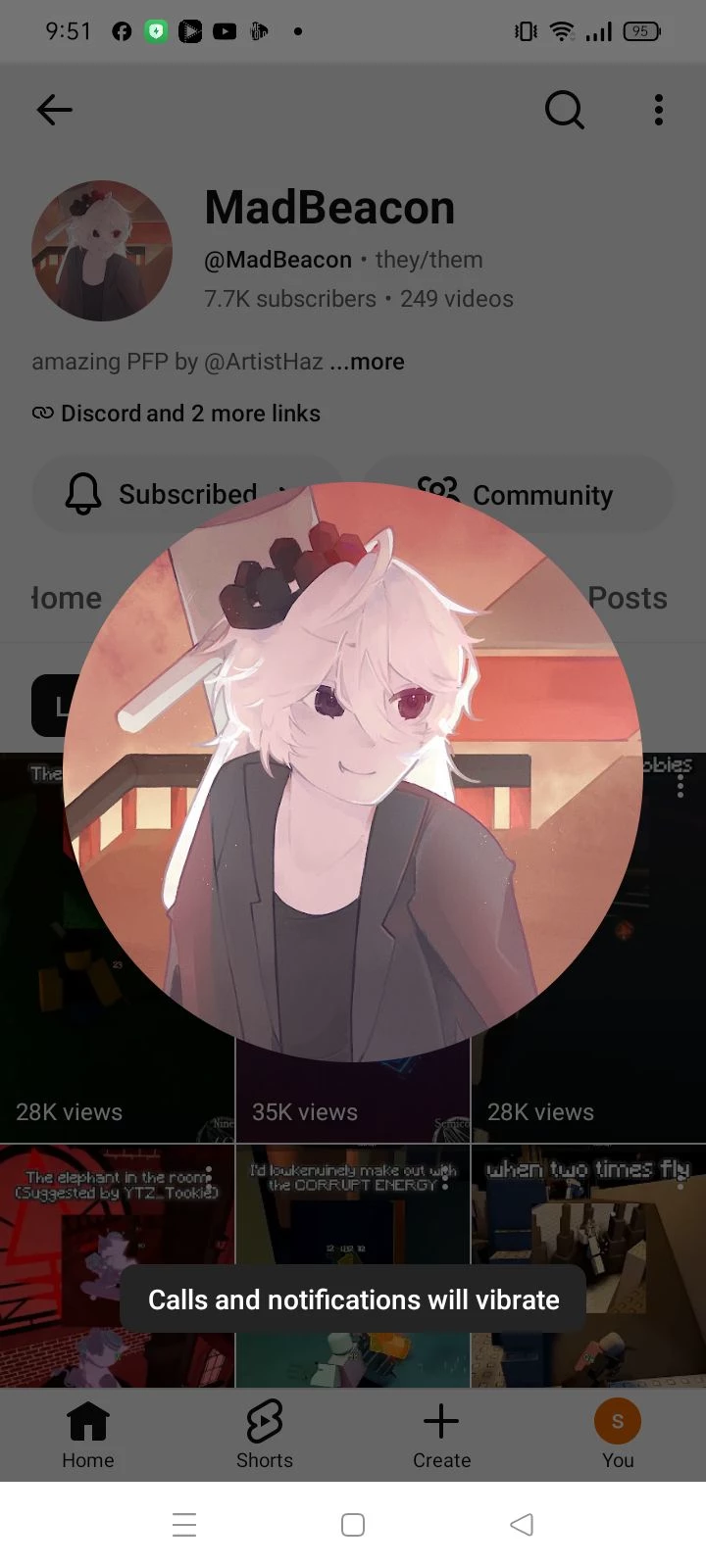 female Madbeacon (a forsaken youtuber , check their channel up!) thumbnail