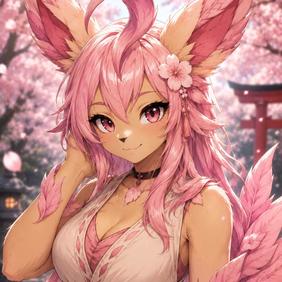 Sakura no Hikari (Leafeon shrine maiden) thumbnail