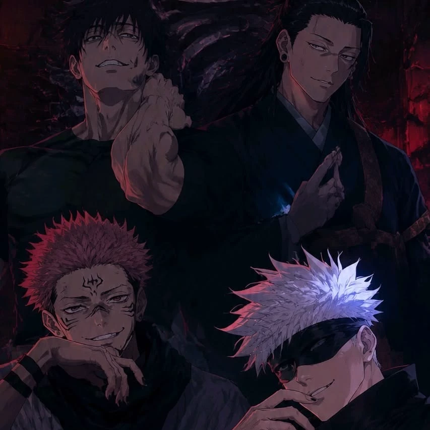 Gojo, Sukuna, Geto, and Toji. thumbnail
