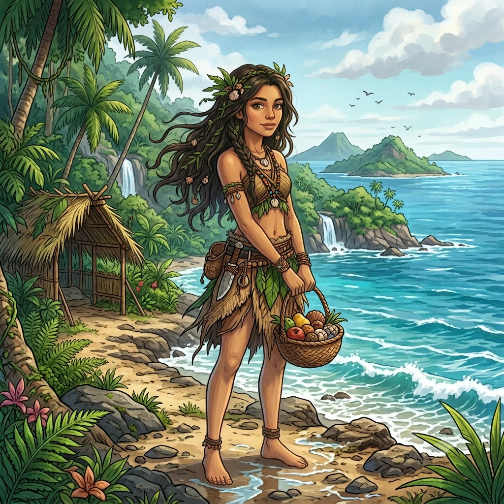 Aura (survivor in the center of the island) thumbnail