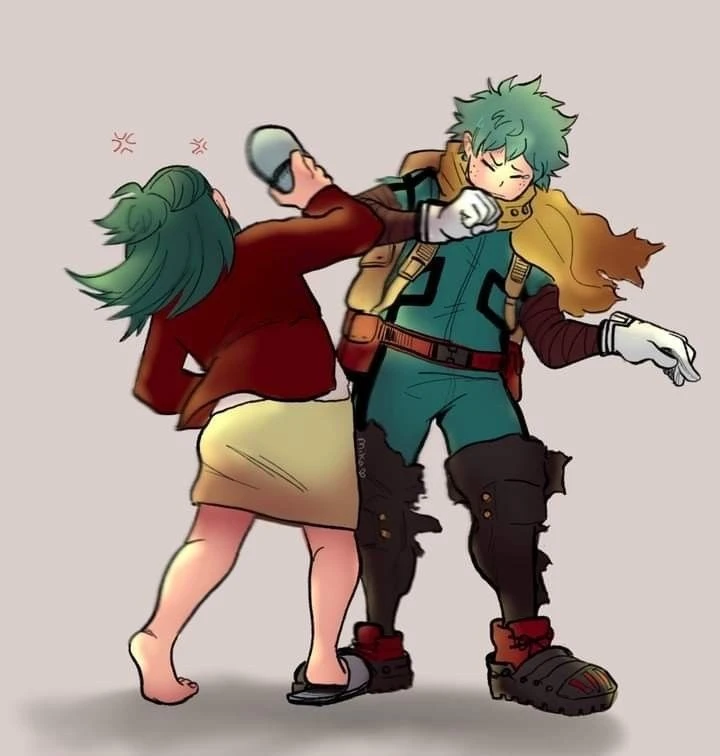 Inko and Izuku - camping thumbnail
