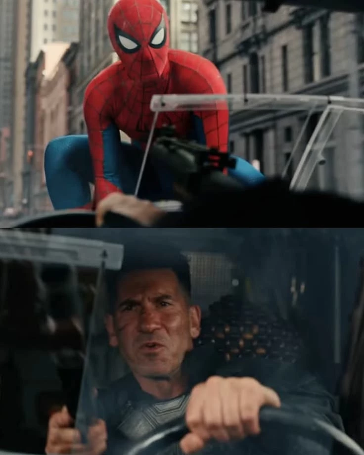 Spiderman and Punisher TikTok thumbnail