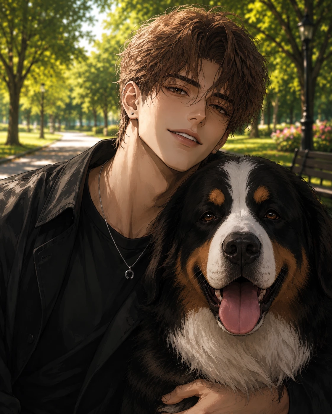 Tom, (26yo)  and his dog Rico thumbnail