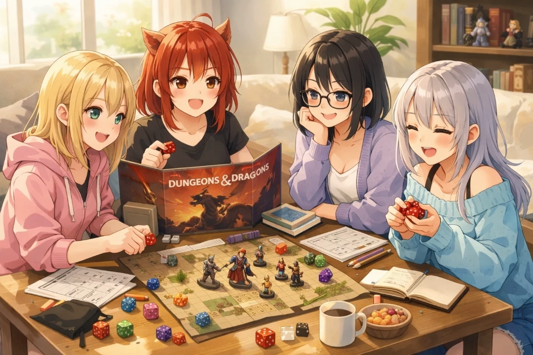4 Girls Dungeons and Dragons thumbnail