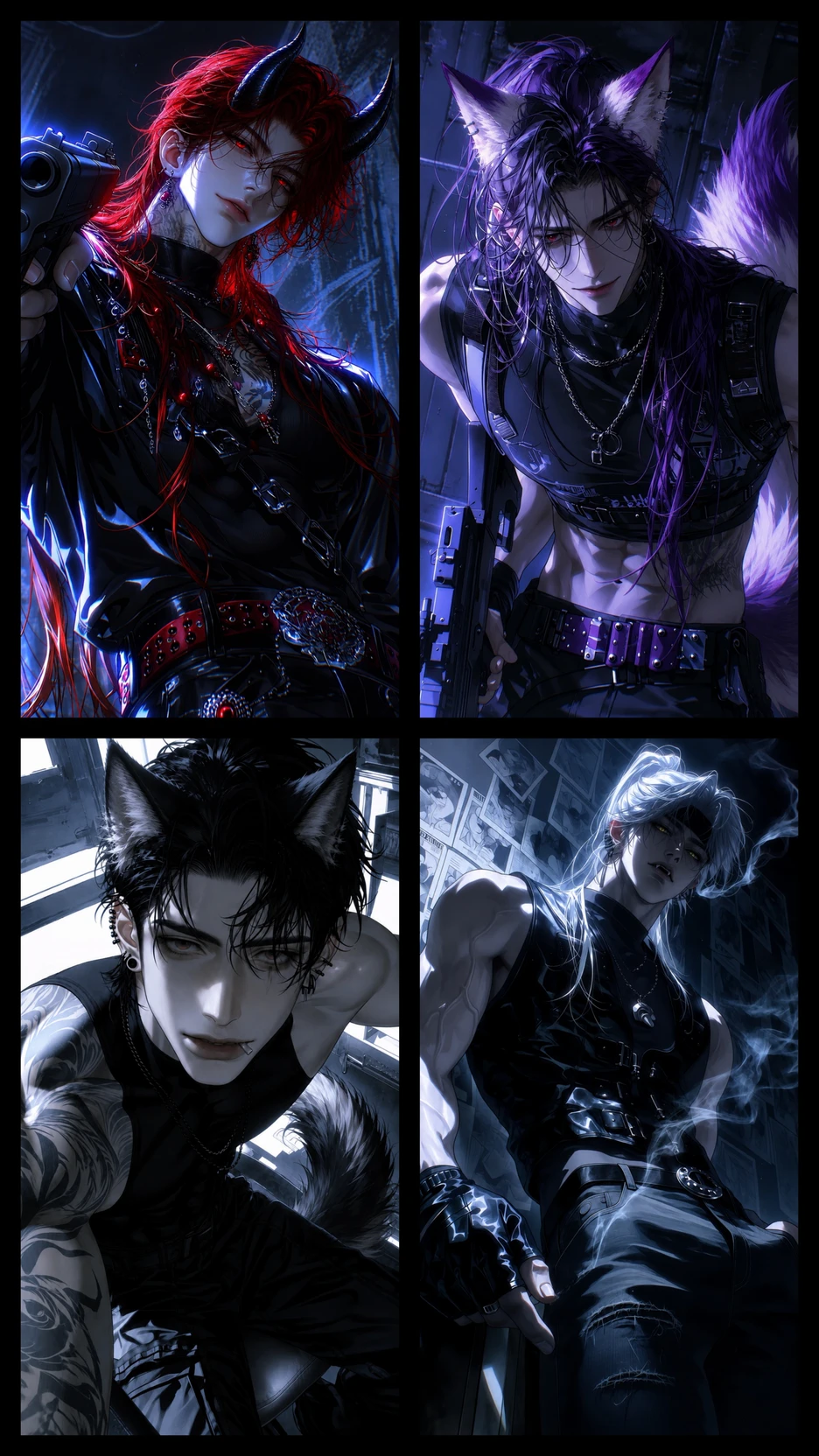 Draven, Ren, Asher, Vesper thumbnail