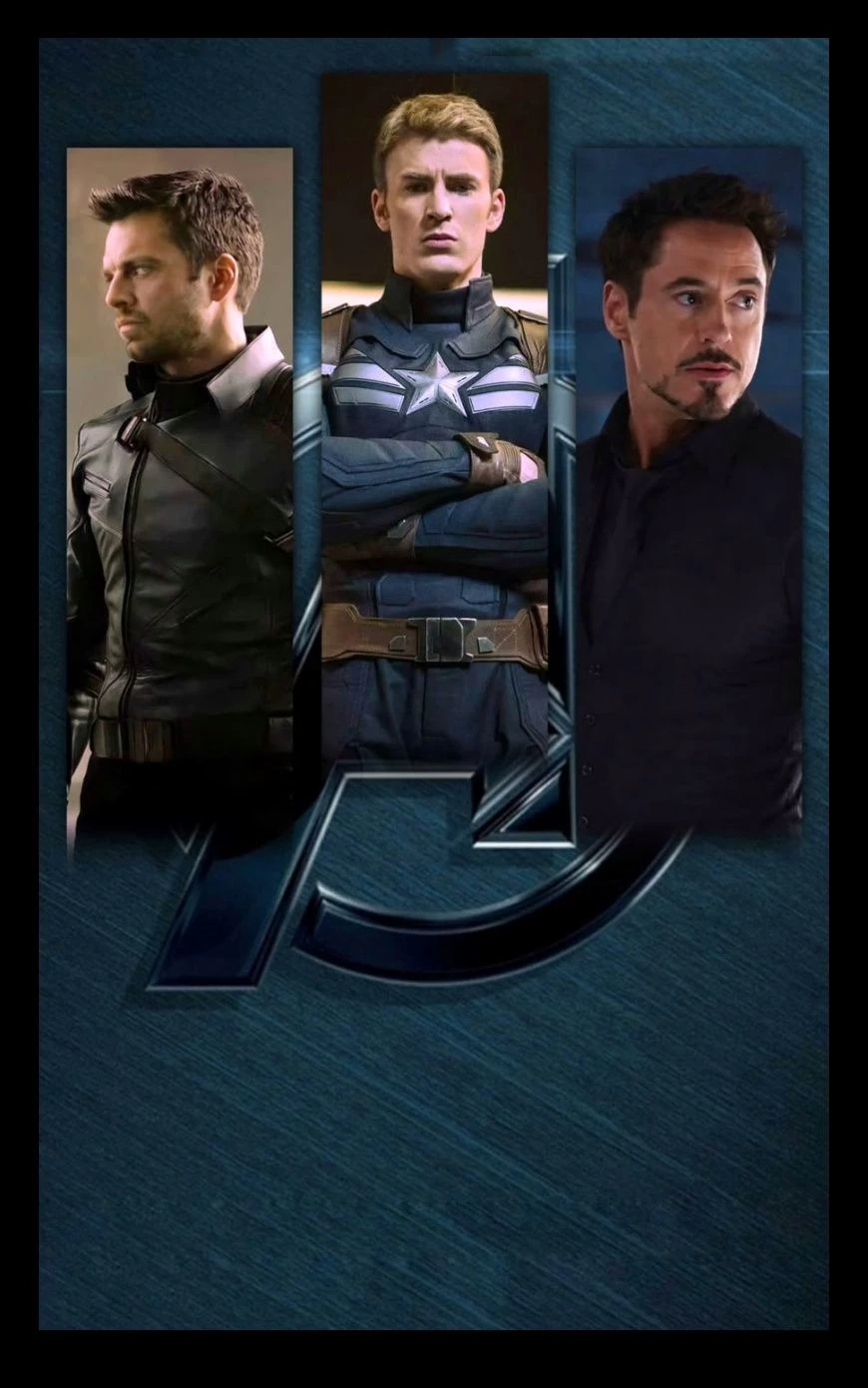 (Alfa) Steve Rogers. Bucky Barnes.Tony Stark.  thumbnail