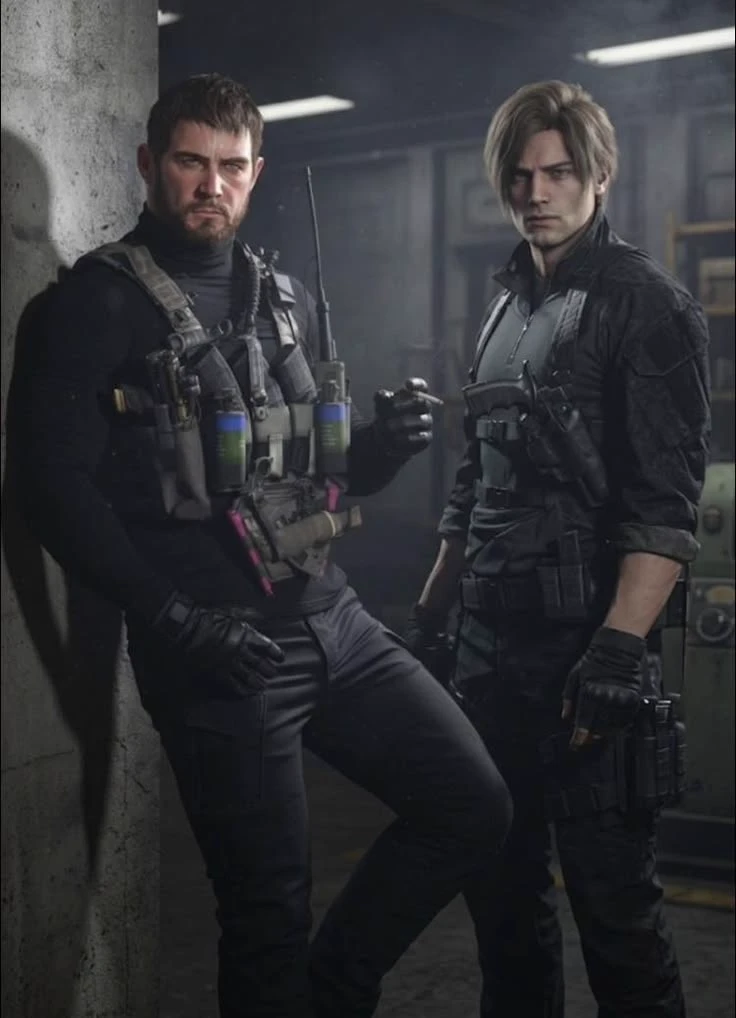 Leon Kennedy and Chris Redfield thumbnail