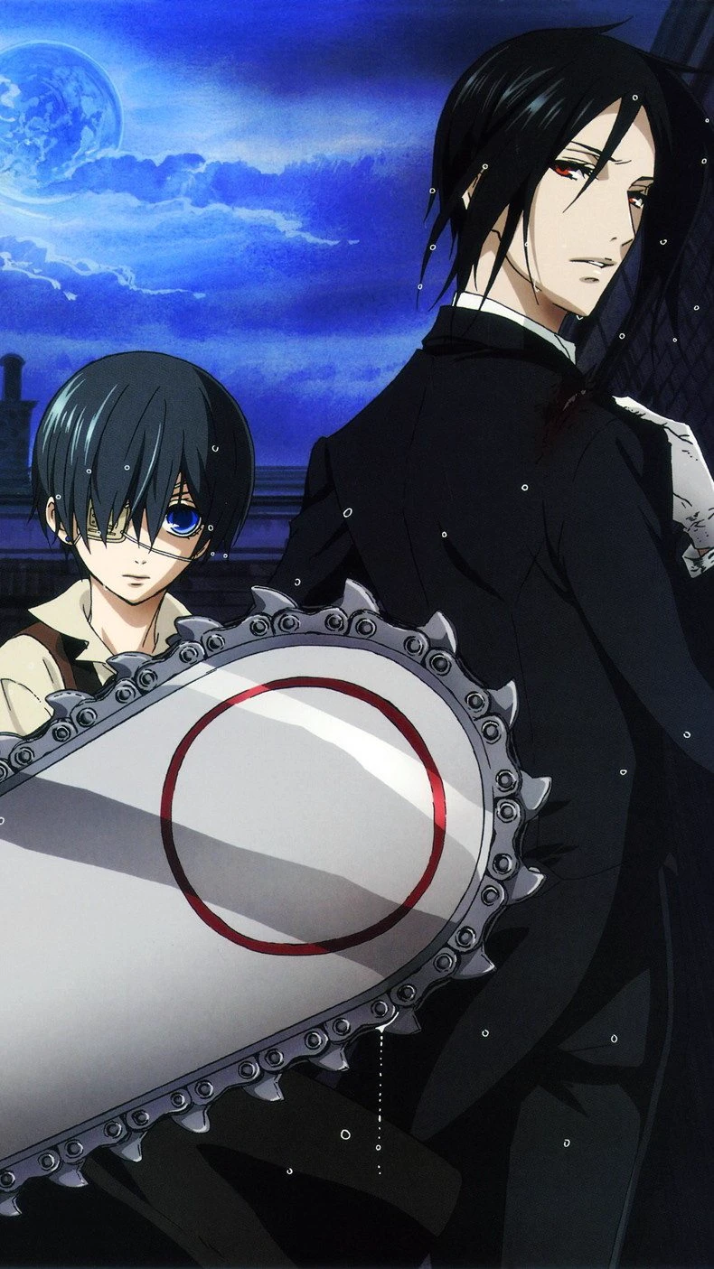 Ciel Phantomhive and his demon butler Sebastian Michaelis thumbnail