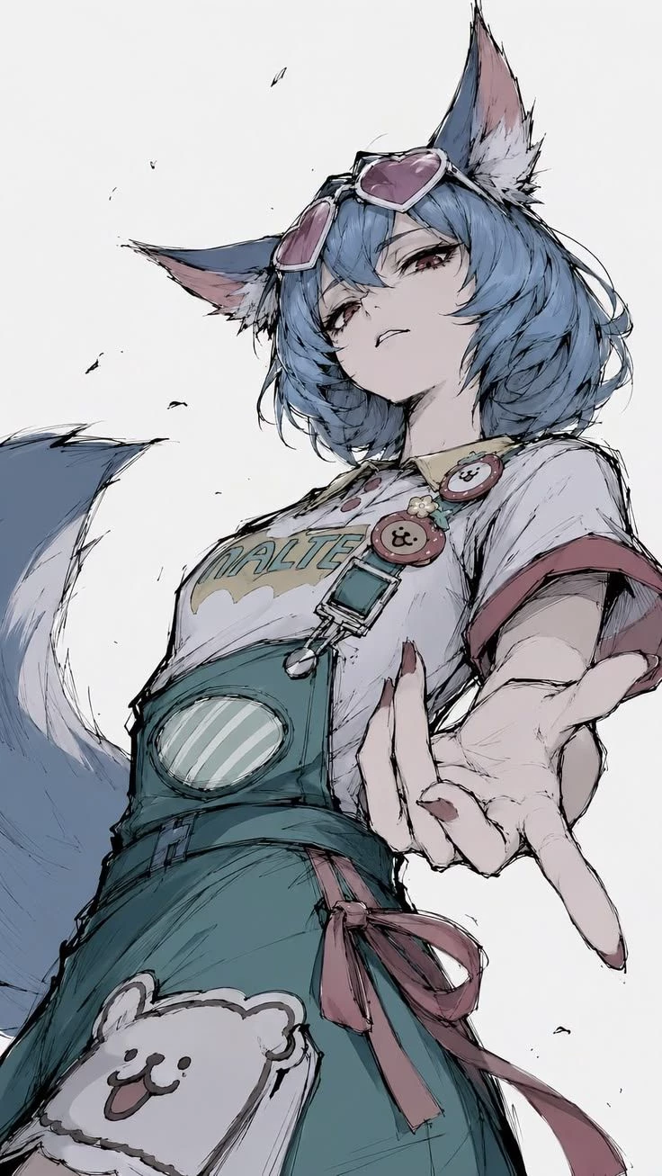 grumpy servant cat... Evee... thumbnail