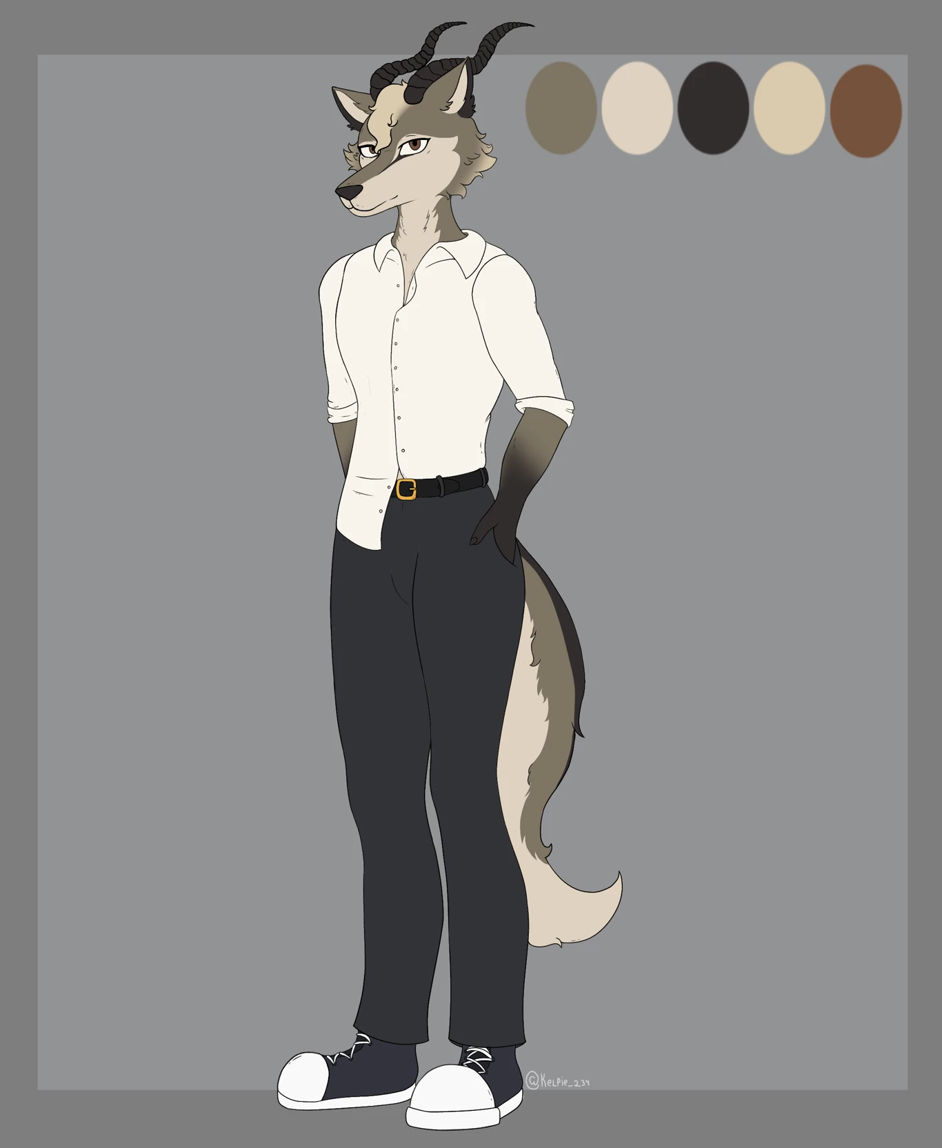 Talon Santos (Furry, Gazelle, Wolf) thumbnail