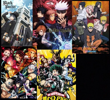 Black Butler X jujutsu Kaisen X demon Slayer X Naruto X My hero academy thumbnail