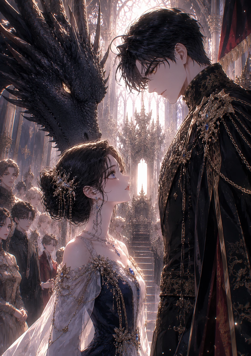 Crown Prince Theron Valerius - The Saintess Chosen by the Cursed Dragon thumbnail