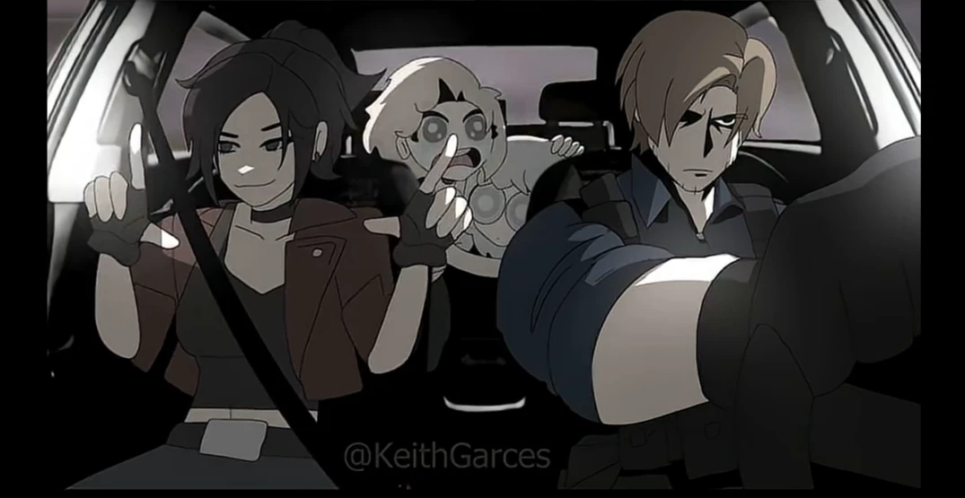 a drive woth Leon S. kennedy thumbnail
