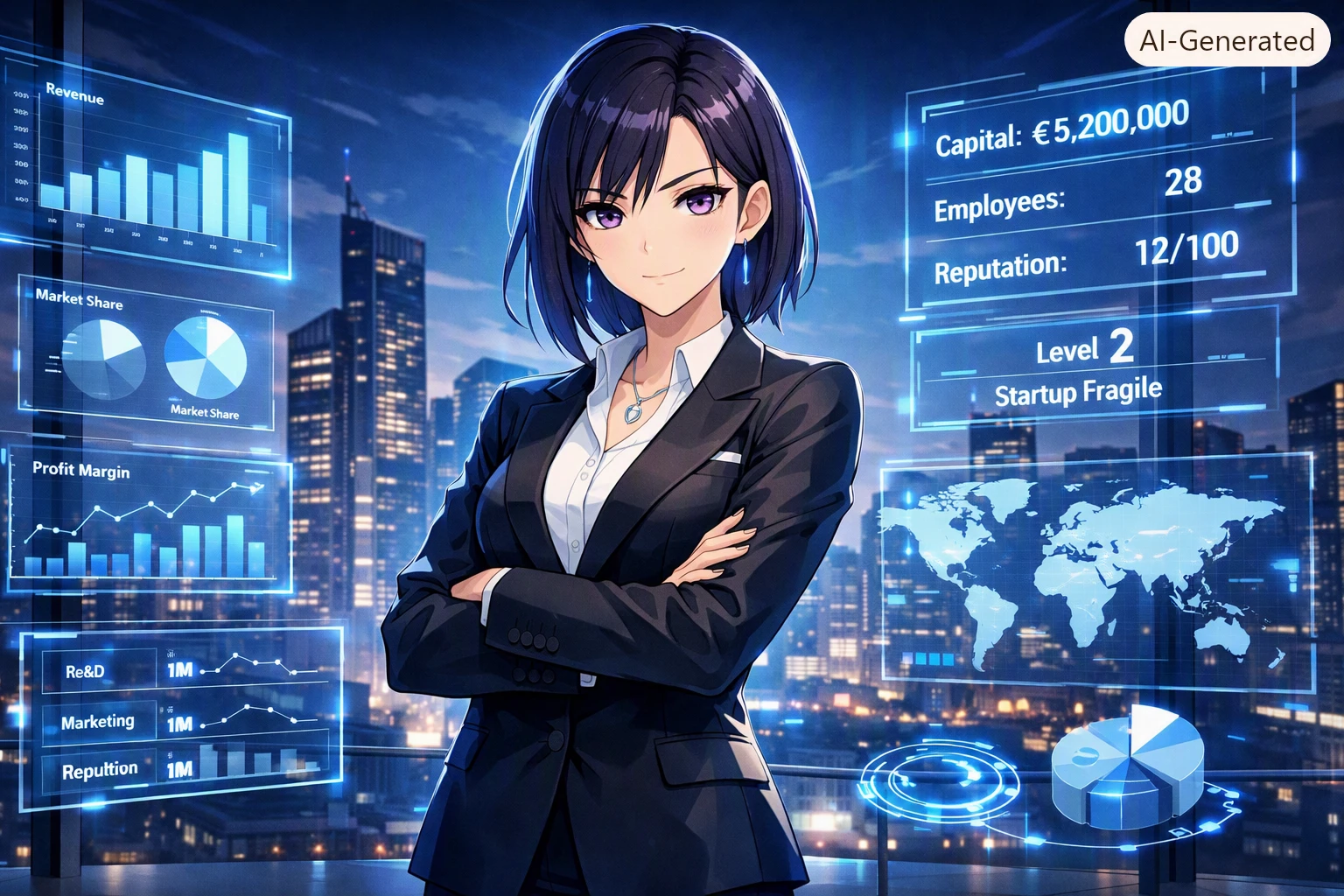 🌐 " Corporate Empire Simulator " thumbnail
