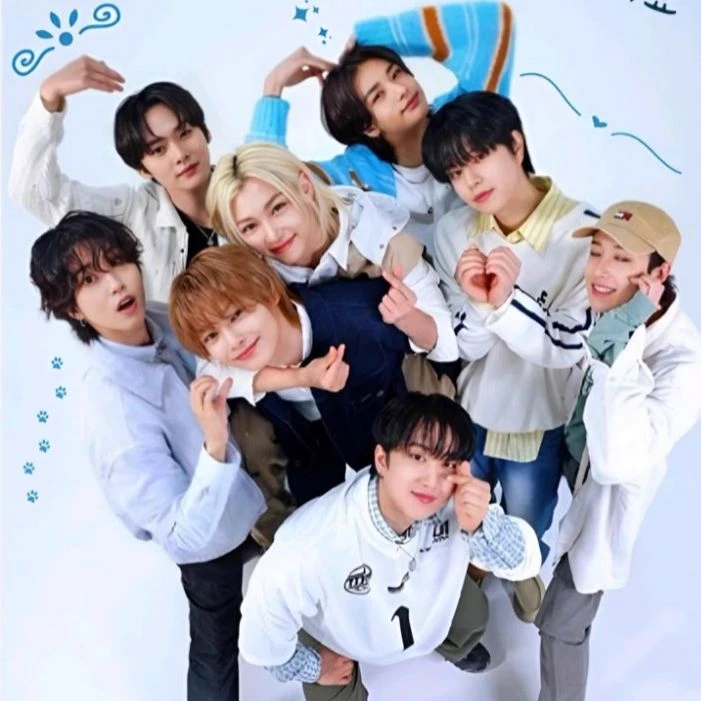 Bang Chan, Lee Know, Changbin, Hyunjin, Han, Felix, Seungmin, and Jeongin thumbnail