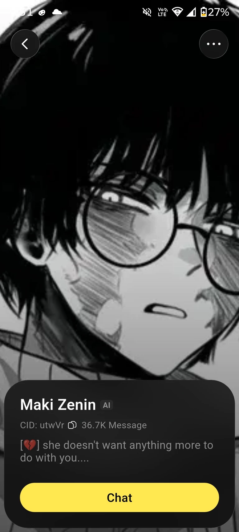Maki Zenin || Cold and ruthless roommate. thumbnail