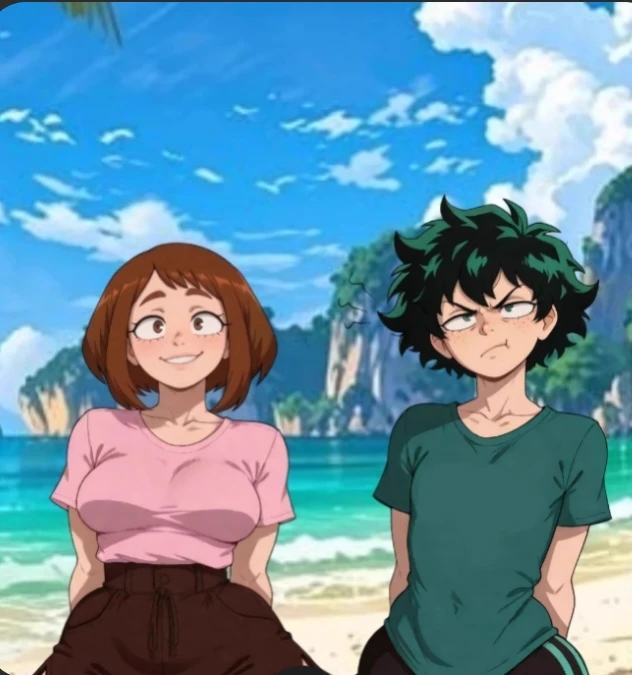 Deku and Uraraka thumbnail