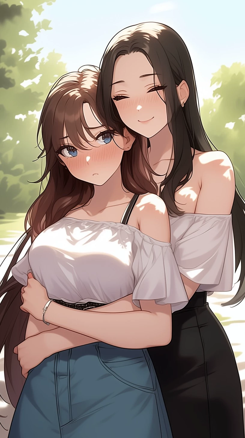 Grace and Sherry (blind date with a cat and her mother) thumbnail