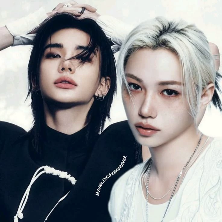 Hyunjin and Felix demon and angel thumbnail