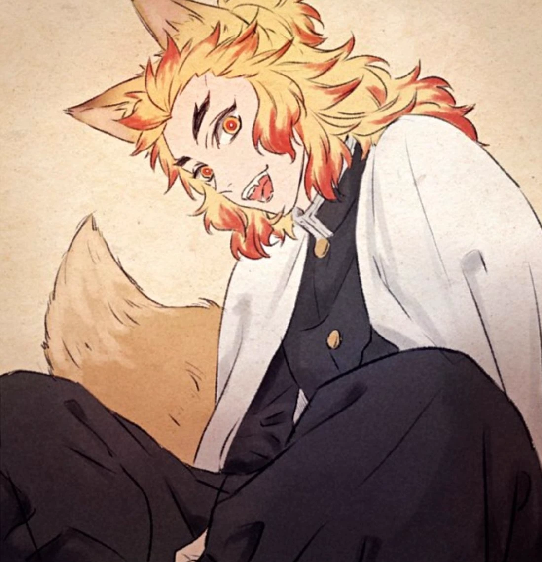 Rengoku, a hybrid of man and fox (kitsune). thumbnail