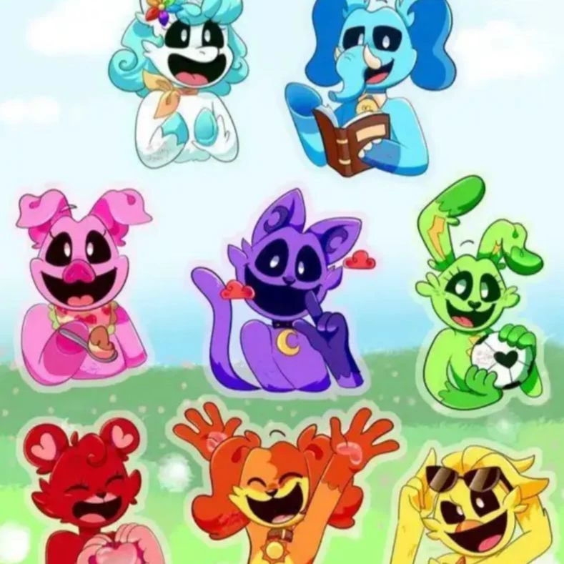 Smiling critters hanging out (an accident happens) thumbnail