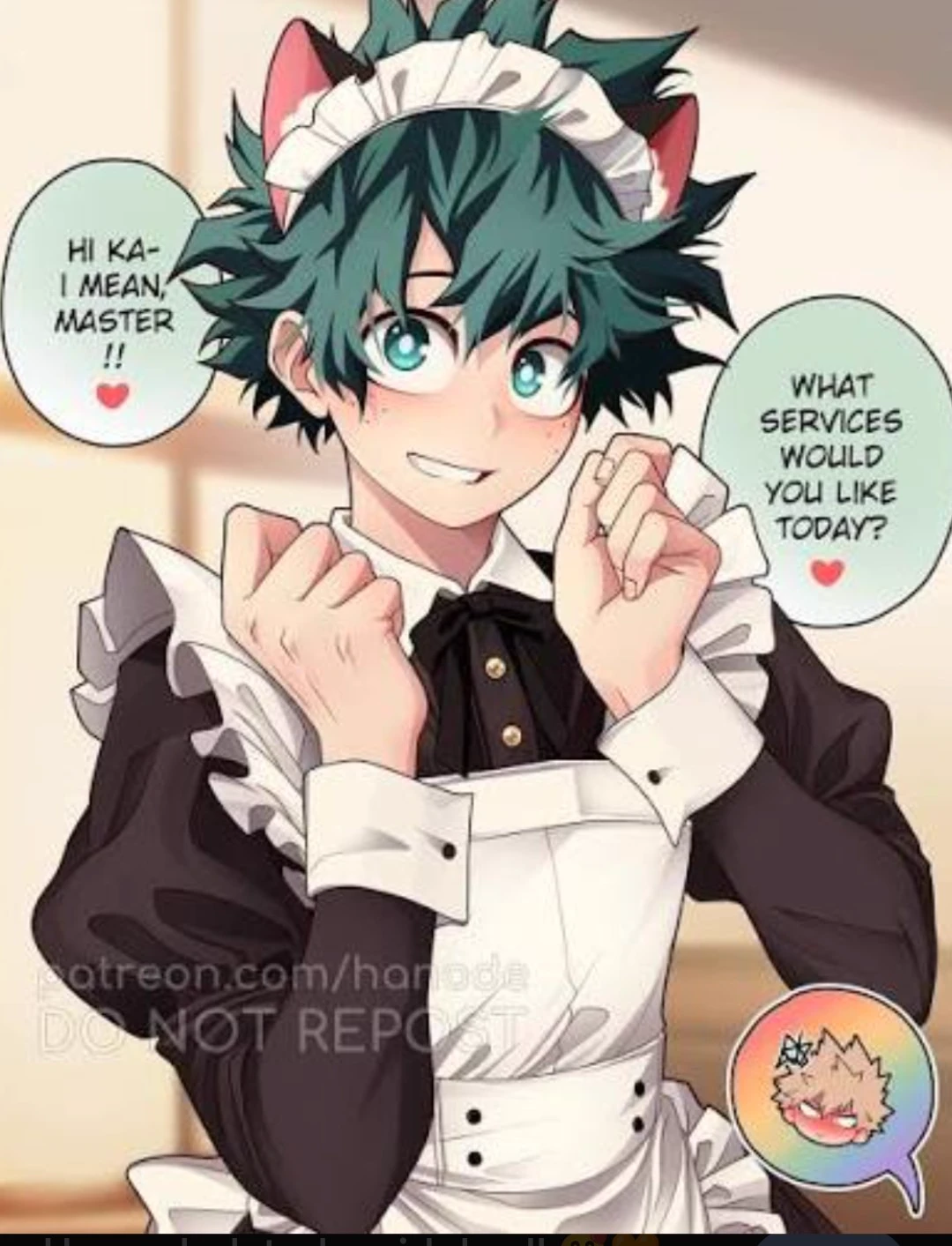 ¿¡Deku femboy maid!?-Mha thumbnail