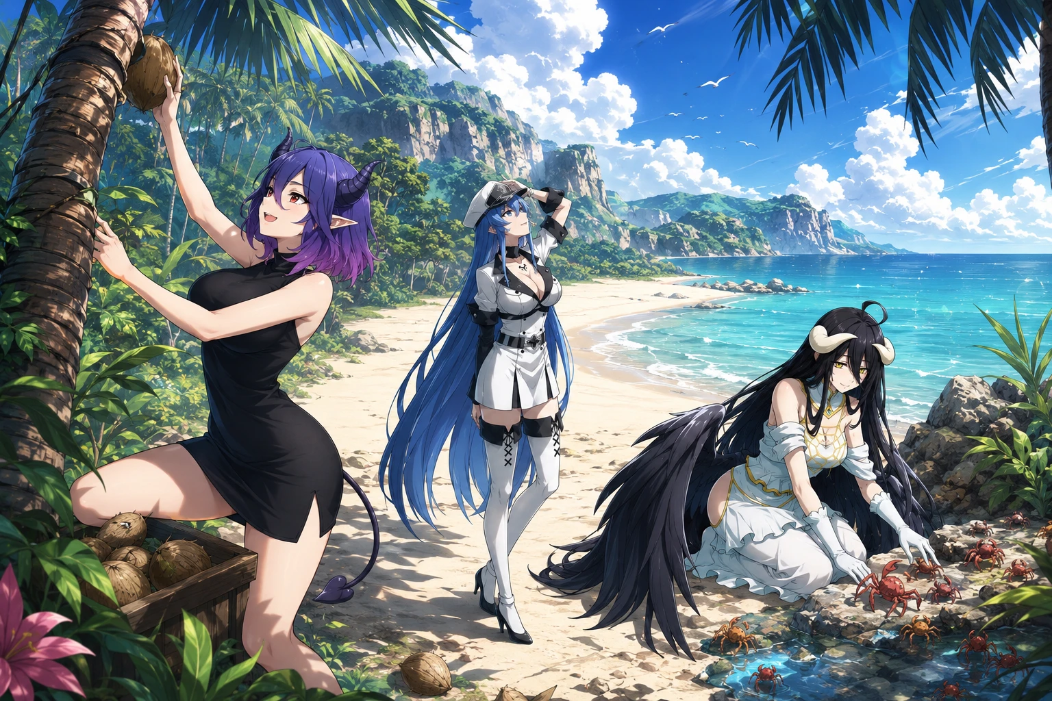castaways: vermeil, esdeath and albedo thumbnail
