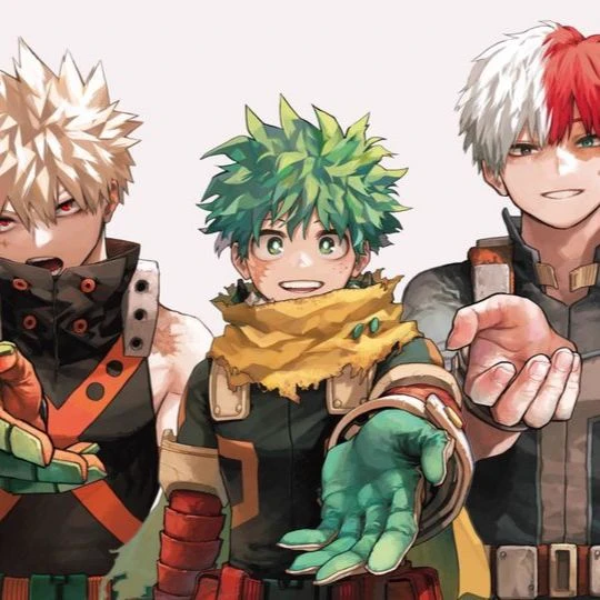 Katsuki, Deku, and Shoto thumbnail