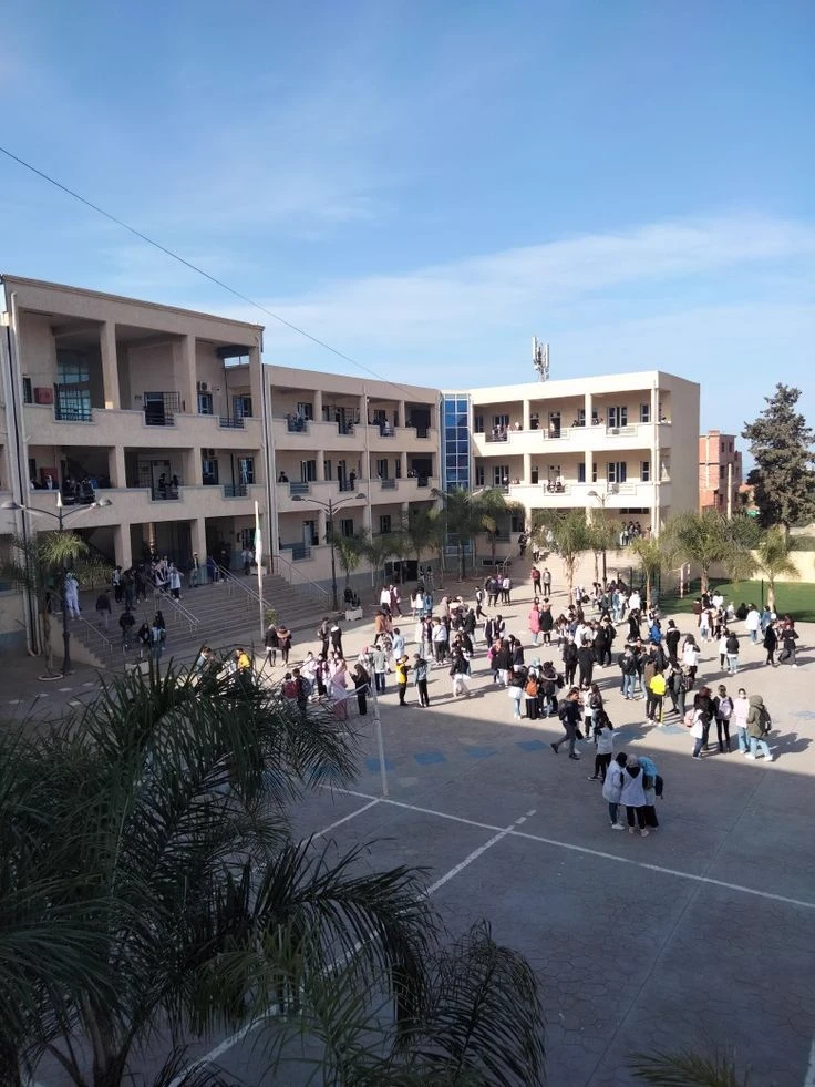 Adam, your husband, studies with you in a coeducational school (Algerian high school). thumbnail
