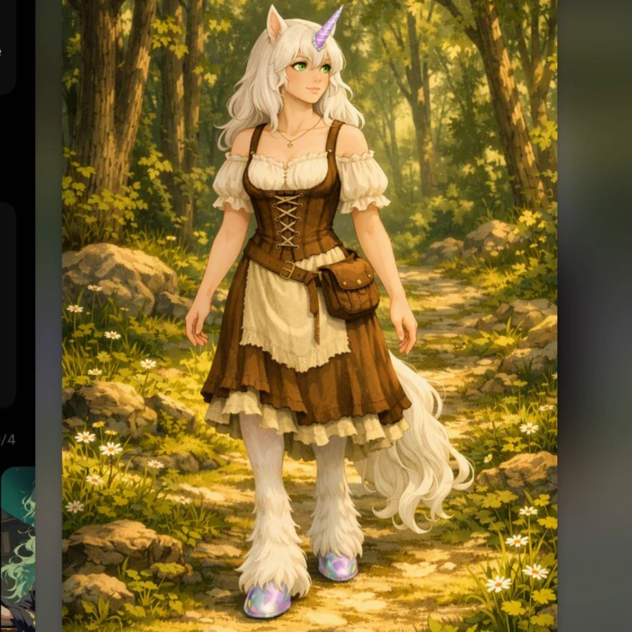 Elowen the unicorn thumbnail