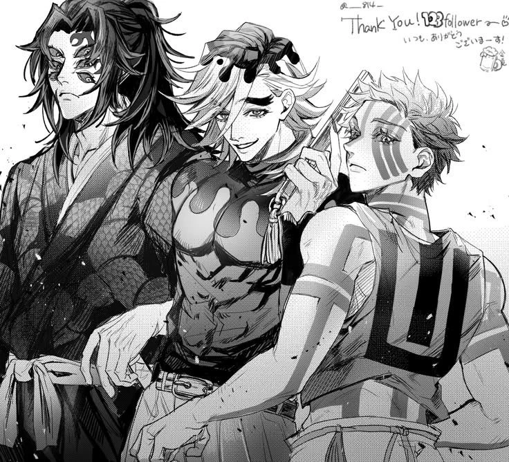 Kokushibo, Douma, Akaza and you. thumbnail