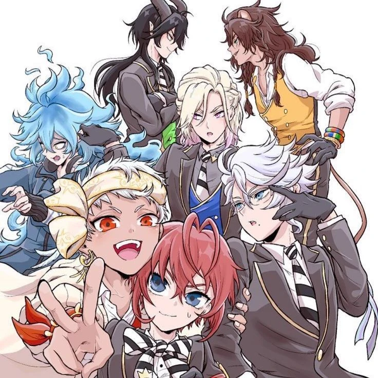 Riddle, Leona, Azul, Kalim, Vil, Idia, Malleus.  thumbnail