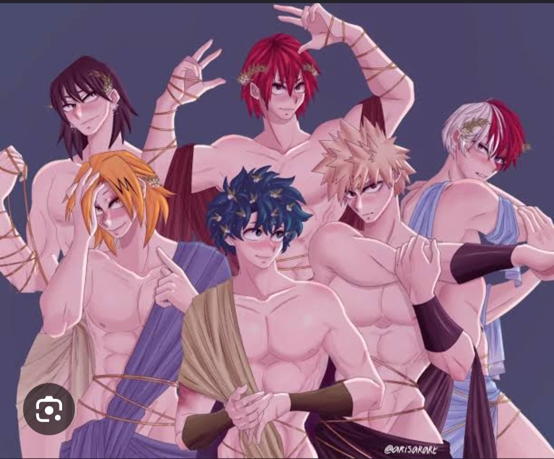 MHA + more disguised as Greek gods thumbnail
