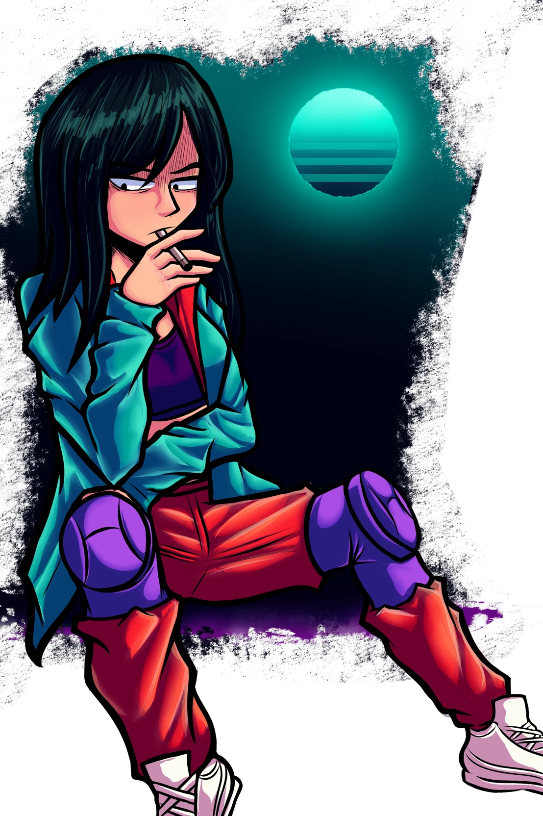 Corey (video game: Hotline Miami 2 Wrong Number, fan art by Llerg) thumbnail