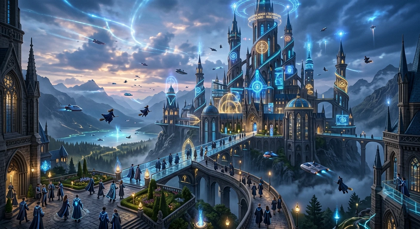 A magical school in the future. thumbnail
