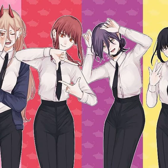 The Chainsaw Quartet (Power, Makima, Reze, Kobeni) thumbnail