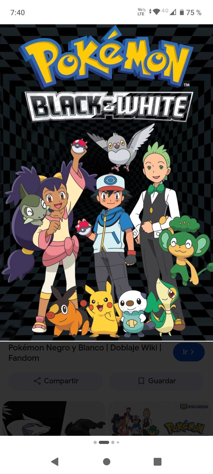 Pokemon white and black thumbnail