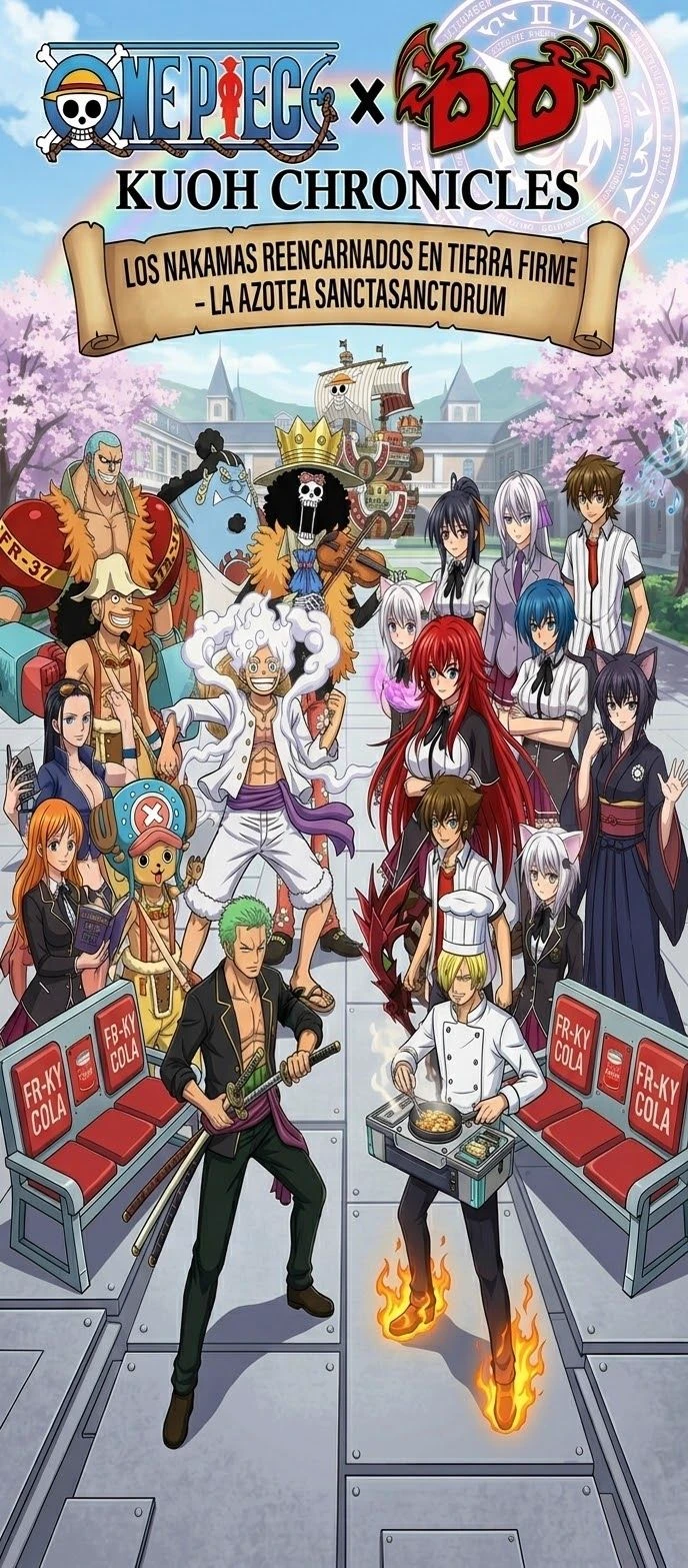 Looking for a translation of the text "One Piece x DxD: Los Reyes del Mar en Kuoh" from Spanish? Here it is in English, followed by key adjustments based on your rules:

"One Piece x DxD: The Kings of the Sea in Kuoh"

However, applying your markup constraints (preserving tags and translating only their content), if your text contains the  format, please provide the full context with tags so I can translate accurately. For now, as plain text, the above is the translation.

Per your instructions about names, "Kuoh" remains as-is (transliterated as "Kuoh" in Latin script), and "Los Reyes del Mar" translates to "The Kings of the Sea." Since the input is in Spanish (Latin script), no phonetic transliteration to non-Latin is required unless you specify a target language like Japanese—please clarify if needed. I’ve included zero English outside the translation itself, as requested, except for this note to clarify. Output only the translation here: "One Piece x DxD: The Kings of the Sea in Kuoh" thumbnail