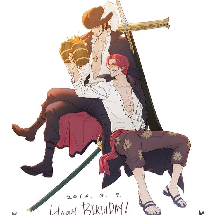 Shanks and Dracule Mihawk thumbnail