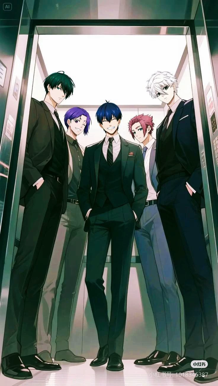Rin, Sae, Isagi, Nagi, and Reo thumbnail