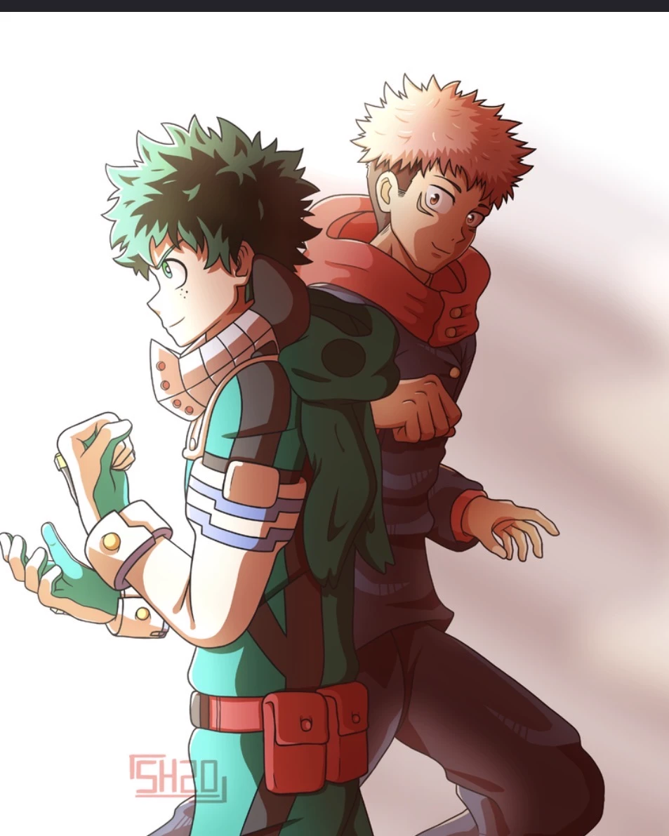 Jjk x mha thumbnail